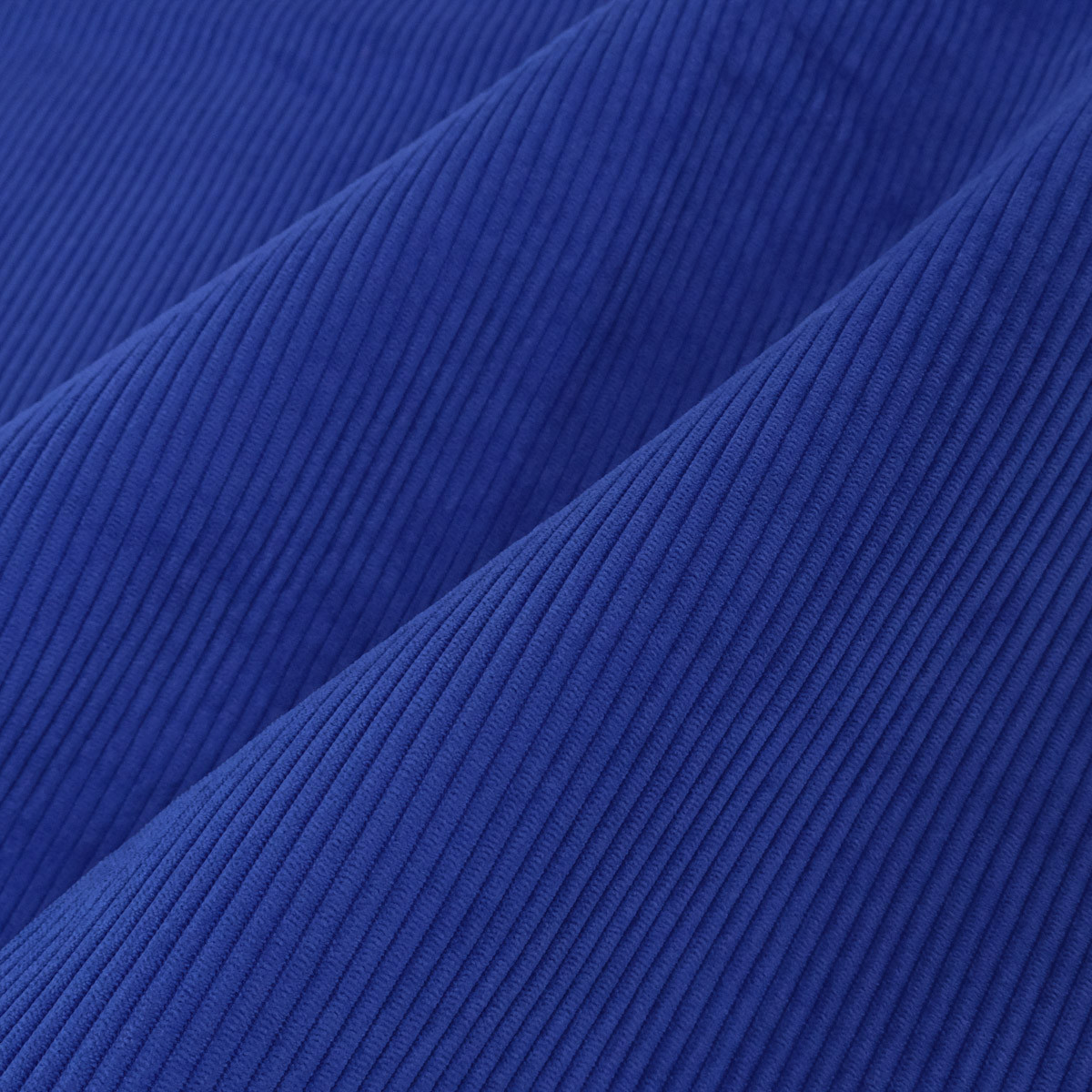 Velours Côtelé Ameublement Belém Bleu Electrique - Maison Klem